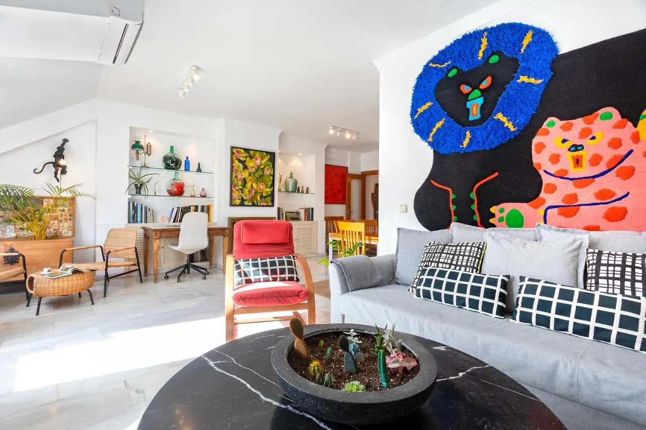 Atico Amplio Y Luminoso Soho Apartment Malaga